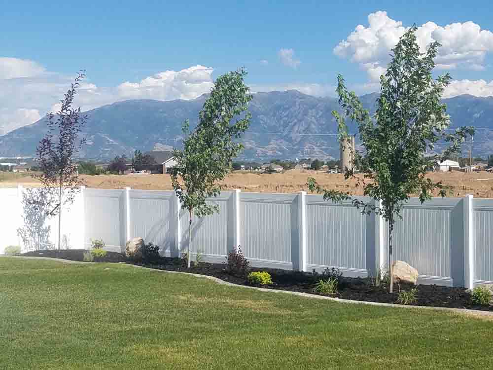 White Vinyl Fencing