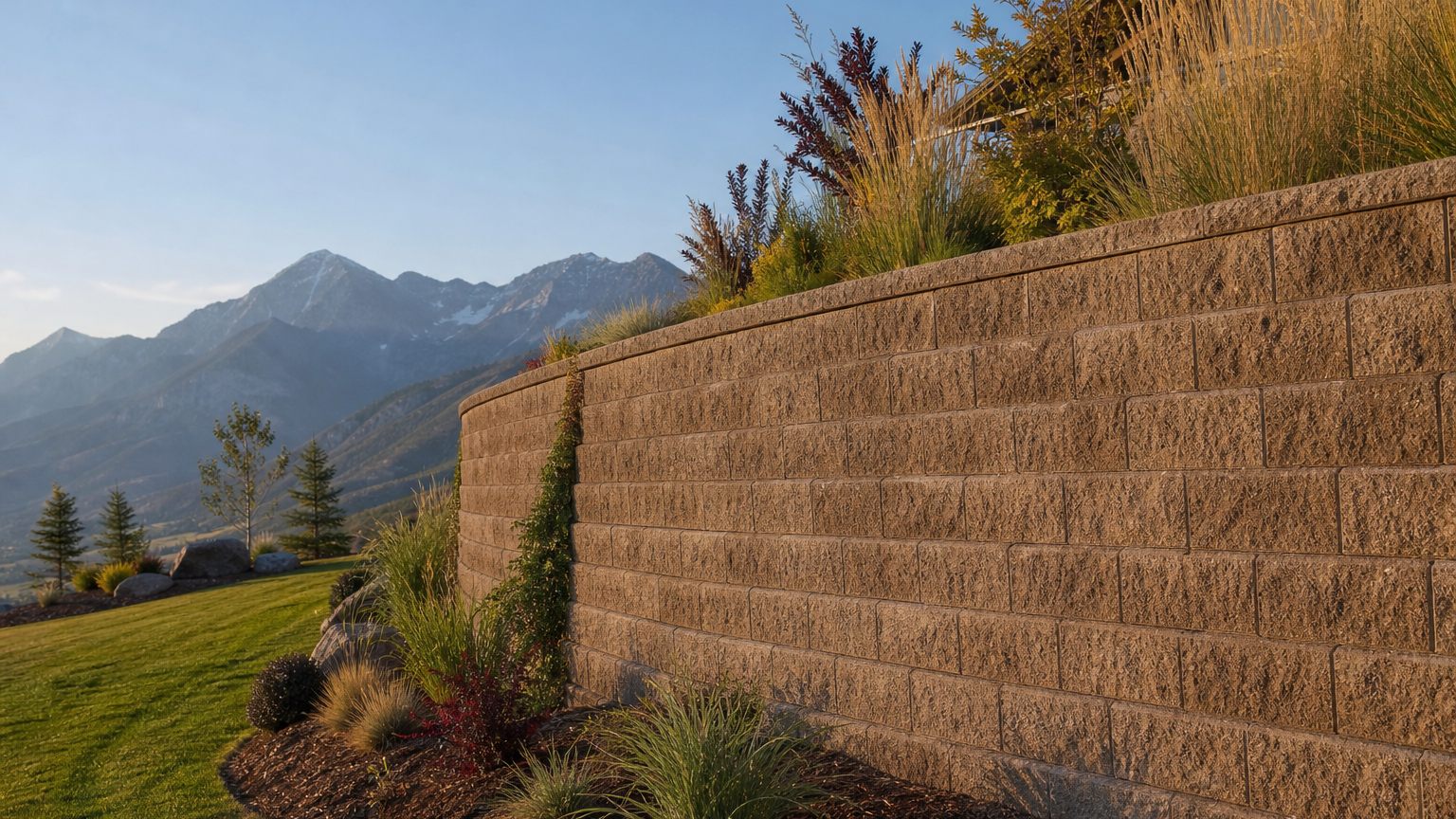 Retaining Wall Installation in Utah